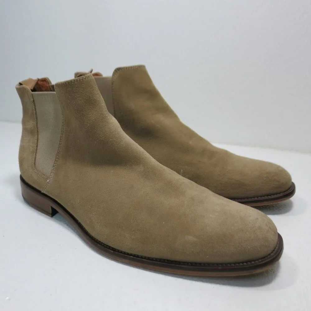Aldo Chelsea Suede Leather Dress Fashion Boots Men's Footwear Botas Sz 12